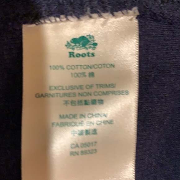 ROOTS Canada Navy 1/4 Zip Sweater - Picture 6 of 7